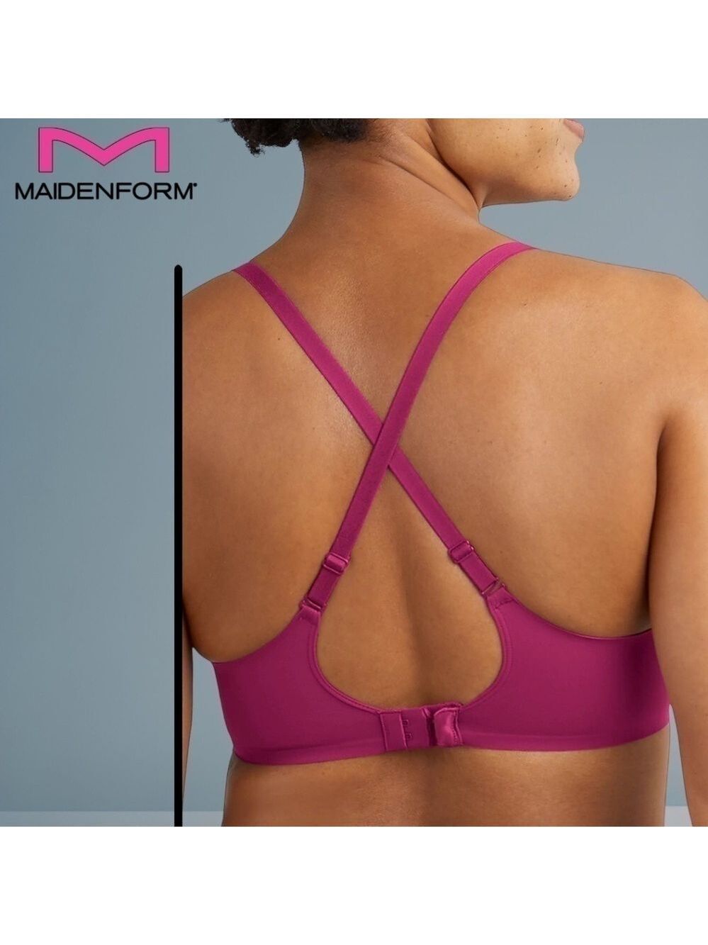 MAIDENFORM One Fabulous Fit Convertible Strap Wireless Shaping Bra NWT/38B - Picture 3 of 12